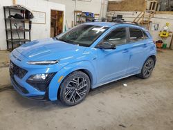 Hyundai salvage cars for sale: 2022 Hyundai Kona N Line