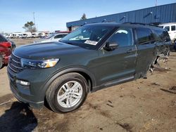 Salvage cars for sale at Woodhaven, MI auction: 2024 Ford Explorer XLT