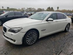 Salvage cars for sale at Mercedes, TX auction: 2011 BMW 740 LI