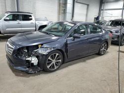 Salvage cars for sale at Ham Lake, MN auction: 2015 Subaru Legacy 2.5I Limited