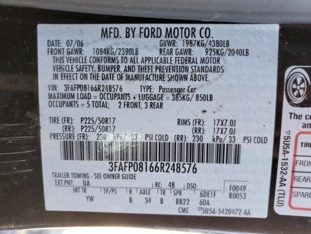 2006 Ford Fusion SEL