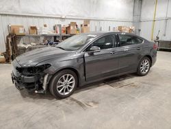 Salvage cars for sale from Copart Milwaukee, WI: 2017 Ford Fusion SE