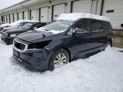 Salvage cars for sale at Louisville, KY auction: 2015 KIA Sedona LX