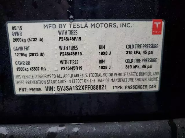 2015 Tesla Model S 70D