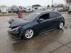 Toyota salvage cars for sale: 2019 Toyota Corolla SE