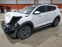 Hyundai salvage cars for sale: 2021 Hyundai Tucson Limited