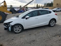 Salvage cars for sale at Gaston, SC auction: 2019 Chevrolet Cruze LS