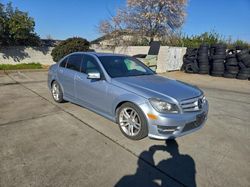 Mercedes-Benz c-Class salvage cars for sale: 2013 Mercedes-Benz C 250