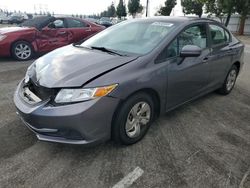 Honda Civic salvage cars for sale: 2015 Honda Civic LX