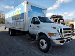 Salvage trucks for sale at Assonet, MA auction: 2015 Ford F650 Super Duty