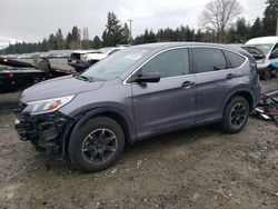 Salvage cars for sale at Graham, WA auction: 2015 Honda CR-V LX