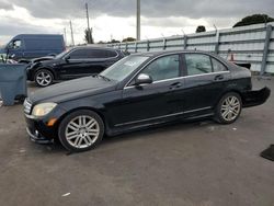 Salvage cars for sale from Copart Miami, FL: 2009 Mercedes-Benz C300