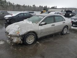 Honda salvage cars for sale: 2006 Honda Accord Value