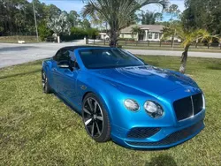 2016 Bentley Continental GT V8 S en venta en West Palm Beach, FL