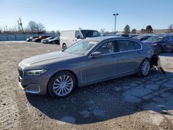 BMW Vehiculos salvage en venta: 2022 BMW 740 XI