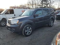 Salvage cars for sale at North Billerica, MA auction: 2015 Honda Pilot EXL