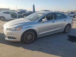 Salvage cars for sale at Grand Prairie, TX auction: 2016 Ford Fusion SE