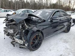 Salvage cars for sale at Cookstown, ON auction: 2015 Mercedes-Benz C 300 4matic