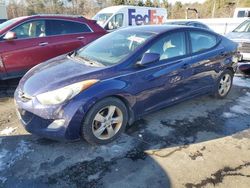 Salvage cars for sale at Exeter, RI auction: 2013 Hyundai Elantra GLS