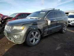 Jeep salvage cars for sale: 2015 Jeep Grand Cherokee Overland