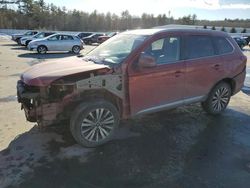 Salvage cars for sale at Windham, ME auction: 2019 Mitsubishi Outlander SE