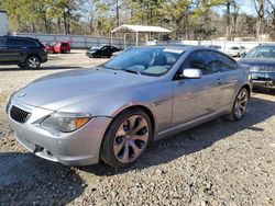 BMW 6 Series salvage cars for sale: 2005 BMW 645 CI Automatic