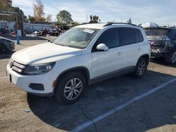 Salvage cars for sale from Copart Van Nuys, CA: 2016 Volkswagen Tiguan S