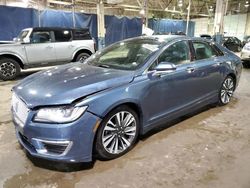 Salvage cars for sale at Woodhaven, MI auction: 2018 Lincoln MKZ Reserve