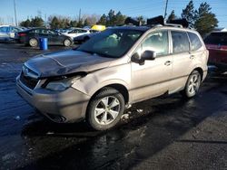 Salvage Cars with No Bids Yet For Sale at auction: 2015 Subaru Forester 2.5I Premium