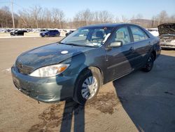 Toyota salvage cars for sale: 2002 Toyota Camry LE