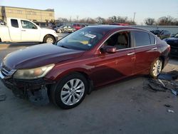 Salvage cars for sale at Wilmer, TX auction: 2013 Honda Accord EXL