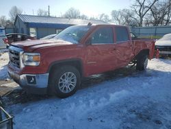 Salvage cars for sale at Wichita, KS auction: 2015 GMC Sierra K1500 SLE