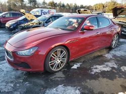 Salvage cars for sale at Exeter, RI auction: 2015 Maserati Ghibli S