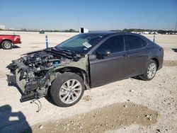 Salvage cars for sale at New Braunfels, TX auction: 2022 Toyota Camry LE