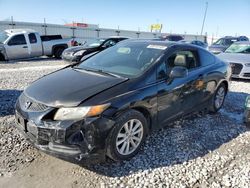 Salvage cars for sale from Copart Cahokia Heights, IL: 2012 Honda Civic EXL