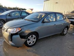 Salvage cars for sale at Franklin, WI auction: 2010 Hyundai Elantra Blue