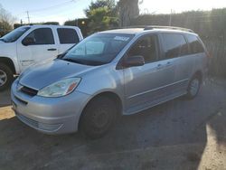 Toyota Sienna ce salvage cars for sale: 2004 Toyota Sienna CE