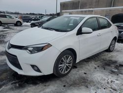 Salvage cars for sale at Fredericksburg, VA auction: 2015 Toyota Corolla L