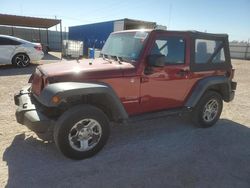 Salvage cars for sale at Andrews, TX auction: 2011 Jeep Wrangler Sport