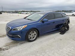 Salvage cars for sale at Arcadia, FL auction: 2017 Hyundai Sonata ECO