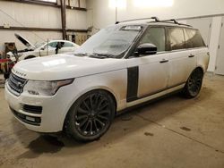 Salvage cars for sale from Copart Nisku, AB: 2017 Land Rover Range Rover Supercharged