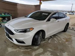 Ford Vehiculos salvage en venta: 2017 Ford Fusion Sport