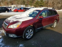 Salvage cars for sale at North Billerica, MA auction: 2011 Subaru Outback 2.5I Limited