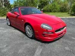 Maserati salvage cars for sale: 2002 Maserati Spyder Cambiocorsa