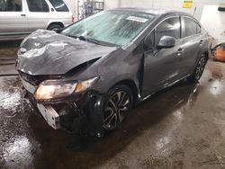 Salvage cars for sale at New Britain, CT auction: 2013 Honda Civic EX