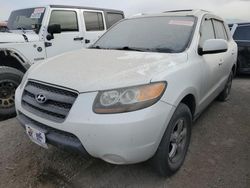 Hyundai salvage cars for sale: 2007 Hyundai Santa FE GLS