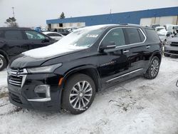 Salvage cars for sale at Woodhaven, MI auction: 2023 Chevrolet Traverse Premier