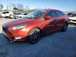 Salvage cars for sale at Spartanburg, SC auction: 2018 Ford Focus SE