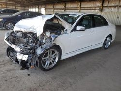 Mercedes-Benz salvage cars for sale: 2013 Mercedes-Benz C 300 4matic