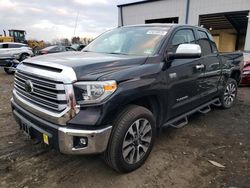 Salvage cars for sale at Windsor, NJ auction: 2018 Toyota Tundra Double Cab Limited